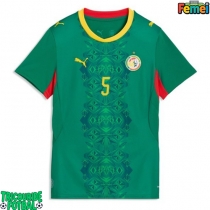 Echipament fotbal Senegal Idrissa Gueye #5 Tricou Deplasare Mondial 2026 pentru femei maneca scurta