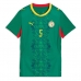 Echipament fotbal Senegal Idrissa Gueye #5 Tricou Deplasare Mondial 2026 pentru femei maneca scurta