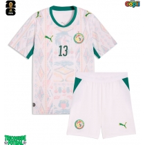 Echipament fotbal Senegal Iliman Ndiaye #13 Tricou Acasa Mondial 2026 pentru copii maneca scurta (+ Pantaloni scurti)