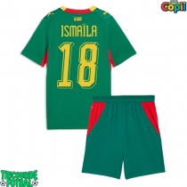Echipament fotbal Senegal Ismaila Sarr #18 Tricou Deplasare Mondial 2026 pentru copii maneca scurta (+ Pantaloni scurti)