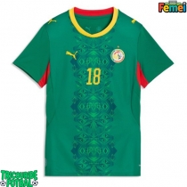 Echipament fotbal Senegal Ismaila Sarr #18 Tricou Deplasare Mondial 2026 pentru femei maneca scurta