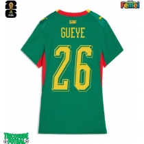 Echipament fotbal Senegal Pape Gueye #26 Tricou Deplasare Mondial 2026 pentru femei maneca scurta