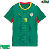 Echipament fotbal Senegal Sadio Mane #10 Tricou Deplasare Mondial 2026 pentru femei maneca scurta