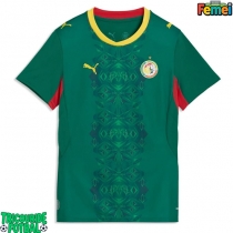 Echipament fotbal Senegal Tricou Deplasare Mondial 2026 pentru femei maneca scurta