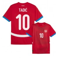 Echipament fotbal Serbia Dusan Tadic #10 Tricou Acasa European 2024 maneca scurta