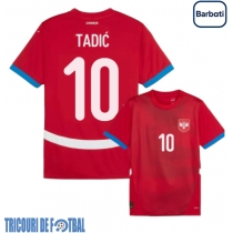Echipament fotbal Serbia Dusan Tadic #10 Tricou Acasa European 2024 maneca scurta