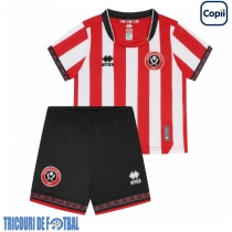 Echipament fotbal Sheffield United Tricou Acasa 2025-26 pentru copii maneca scurta (+ Pantaloni scurti)