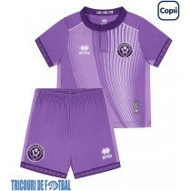 Echipament fotbal Sheffield United Tricou Treilea 2025-26 pentru copii maneca scurta (+ Pantaloni scurti)