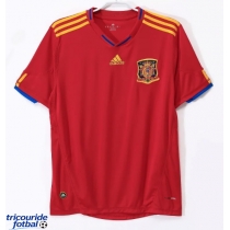 Echipament fotbal Spania 2010 Tricou Retro Acasa maneca scurta