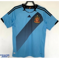Echipament fotbal Spania 2012 Tricou Retro Deplasare maneca scurta