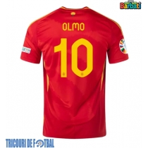 Echipament fotbal Spania Dani Olmo #10 Tricou Acasa European 2024 maneca scurta