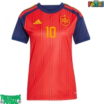 Echipament fotbal Spania Dani Olmo #10 Tricou Acasa Mondial 2026 pentru femei maneca scurta