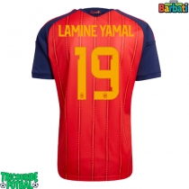Echipament fotbal Spania Lamine Yamal #19 Tricou Acasa Mondial 2026 maneca scurta