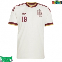 Echipament fotbal Spania Lamine Yamal #19 Tricou Deplasare Mondial 2026 maneca scurta