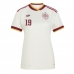Echipament fotbal Spania Lamine Yamal #19 Tricou Deplasare Mondial 2026 pentru femei maneca scurta