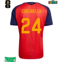 Echipament fotbal Spania Marc Cucurella #24 Tricou Acasa Mondial 2026 maneca scurta