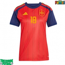 Echipament fotbal Spania Martin Zubimendi #18 Tricou Acasa Mondial 2026 pentru femei maneca scurta