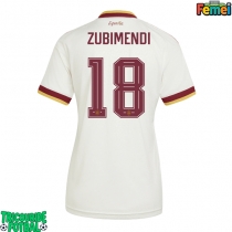Echipament fotbal Spania Martin Zubimendi #18 Tricou Deplasare Mondial 2026 pentru femei maneca scurta