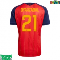 Echipament fotbal Spania Mikel Oyarzabal #21 Tricou Acasa Mondial 2026 maneca scurta