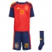 Echipament fotbal Spania Mikel Oyarzabal #21 Tricou Acasa Mondial 2026 pentru copii maneca scurta (+ Pantaloni scurti)