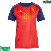 Echipament fotbal Spania Mikel Oyarzabal #21 Tricou Acasa Mondial 2026 pentru femei maneca scurta