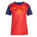 Echipament fotbal Spania Mikel Oyarzabal #21 Tricou Acasa Mondial 2026 pentru femei maneca scurta
