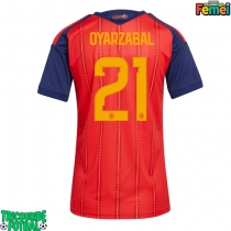 Echipament fotbal Spania Mikel Oyarzabal #21 Tricou Acasa Mondial 2026 pentru femei maneca scurta