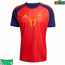 Echipament fotbal Spania Nico Williams #17 Tricou Acasa Mondial 2026 maneca scurta