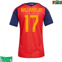 Echipament fotbal Spania Nico Williams #17 Tricou Acasa Mondial 2026 pentru femei maneca scurta
