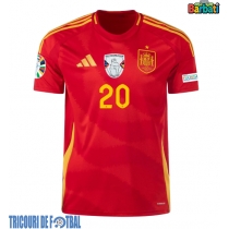 Echipament fotbal Spania Pedri Gonzalez #20 Tricou Acasa European 2024 maneca scurta