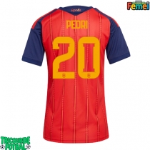 Echipament fotbal Spania Pedri Gonzalez #20 Tricou Acasa Mondial 2026 pentru femei maneca scurta