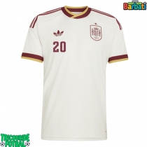Echipament fotbal Spania Pedri Gonzalez #20 Tricou Deplasare Mondial 2026 maneca scurta