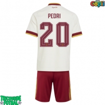 Echipament fotbal Spania Pedri Gonzalez #20 Tricou Deplasare Mondial 2026 pentru copii maneca scurta (+ Pantaloni scurti)