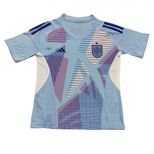 Echipament fotbal Spania Portar Tricou Acasa European 2024 maneca scurta Echipament fotbal Spania Portar Tricou Acasa European 2024 maneca scurta