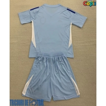 Echipament fotbal Spania Portar Tricou Acasa European 2024 pentru copii maneca scurta (+ Pantaloni scurti)