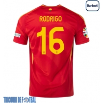 Echipament fotbal Spania Rodri Hernandez #16 Tricou Acasa European 2024 maneca scurta