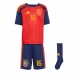 Echipament fotbal Spania Rodri Hernandez #16 Tricou Acasa Mondial 2026 pentru copii maneca scurta (+ Pantaloni scurti)