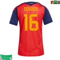 Echipament fotbal Spania Rodri Hernandez #16 Tricou Acasa Mondial 2026 pentru femei maneca scurta