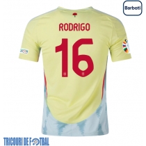 Echipament fotbal Spania Rodri Hernandez #16 Tricou Deplasare European 2024 maneca scurta