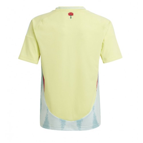 Echipament fotbal Spania Tricou Deplasare European 2024 maneca scurta Echipament fotbal Spania Tricou Deplasare European 2024 maneca scurta