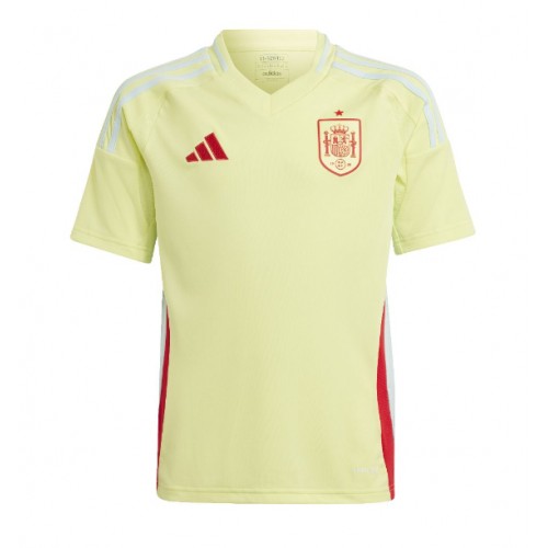 Echipament fotbal Spania Tricou Deplasare European 2024 maneca scurta Echipament fotbal Spania Tricou Deplasare European 2024 maneca scurta