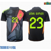 Echipament fotbal Spania Unai Simon #23 Portar Tricou Deplasare European 2024 maneca scurta