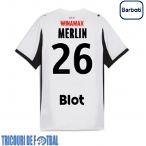 Echipament fotbal Stade Rennais Quentin Merlin #26 Tricou Deplasare 2025-26 maneca scurta