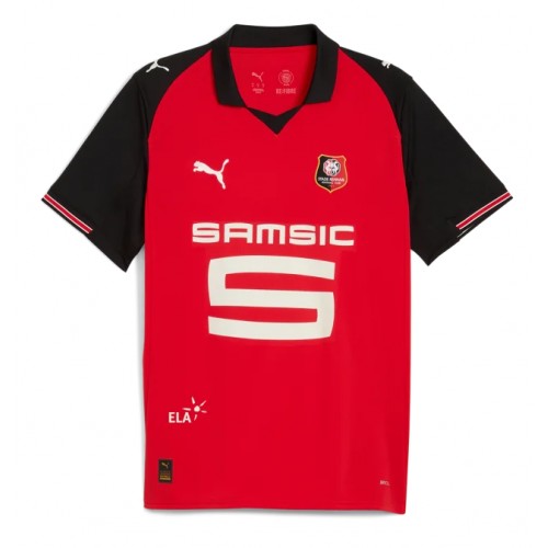 Echipament fotbal Stade Rennais Tricou Acasa 2025-26 maneca scurta Echipament fotbal Stade Rennais Tricou Acasa 2025-26 maneca scurta