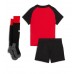 Echipament fotbal Stade Rennais Tricou Acasa 2025-26 pentru copii maneca scurta (+ Pantaloni scurti)