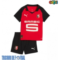 Echipament fotbal Stade Rennais Tricou Acasa 2025-26 pentru copii maneca scurta (+ Pantaloni scurti)