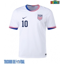 Echipament fotbal Statele Unite Christian Pulisic #10 Tricou Acasa Copa America 2024 maneca scurta