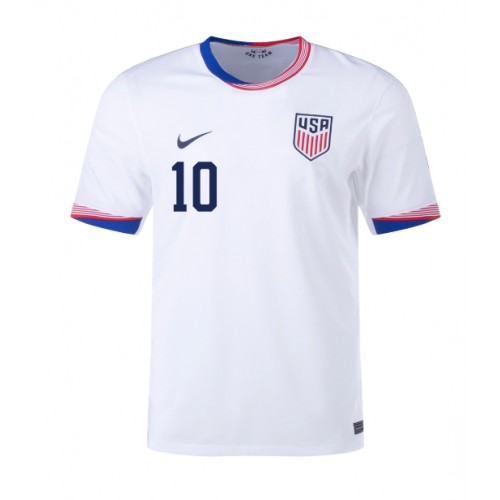 Echipament fotbal Statele Unite Christian Pulisic #10 Tricou Acasa Copa America 2024 maneca scurta Echipament fotbal Statele Unite Christian Pulisic #10 Tricou Acasa Copa America 2024 maneca scurta