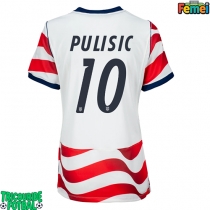 Echipament fotbal Statele Unite Christian Pulisic #10 Tricou Acasa Mondial 2026 pentru femei maneca scurta