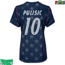Echipament fotbal Statele Unite Christian Pulisic #10 Tricou Deplasare Mondial 2026 pentru femei maneca scurta